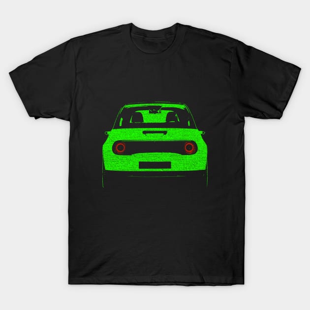 E car electric green car T-Shirt by WOS